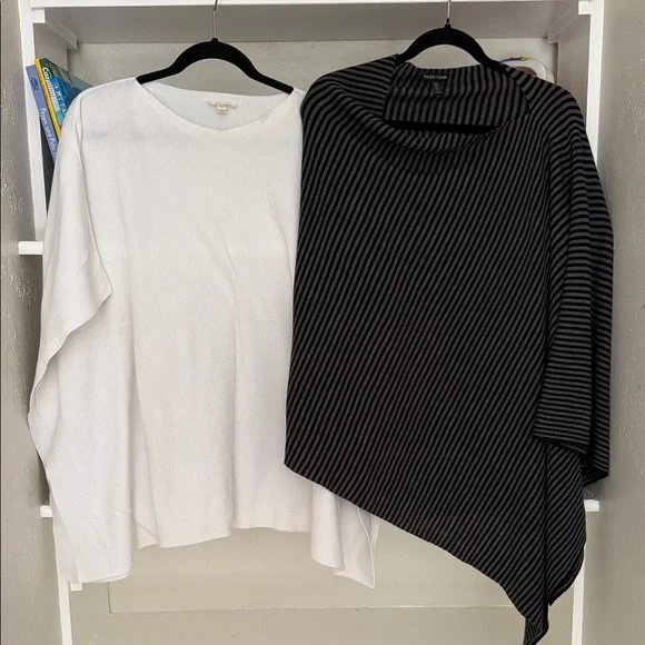 Eileen Fisher 2 Poncho Set - Picture 1 of 11
